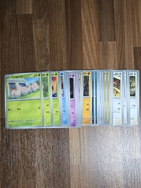 Pokémon Cards - Prismatic Evolutions Base Set Pokémon Non Holo Complete Set